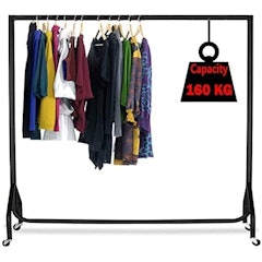 Super Heavy Duty Black Clothes Rails