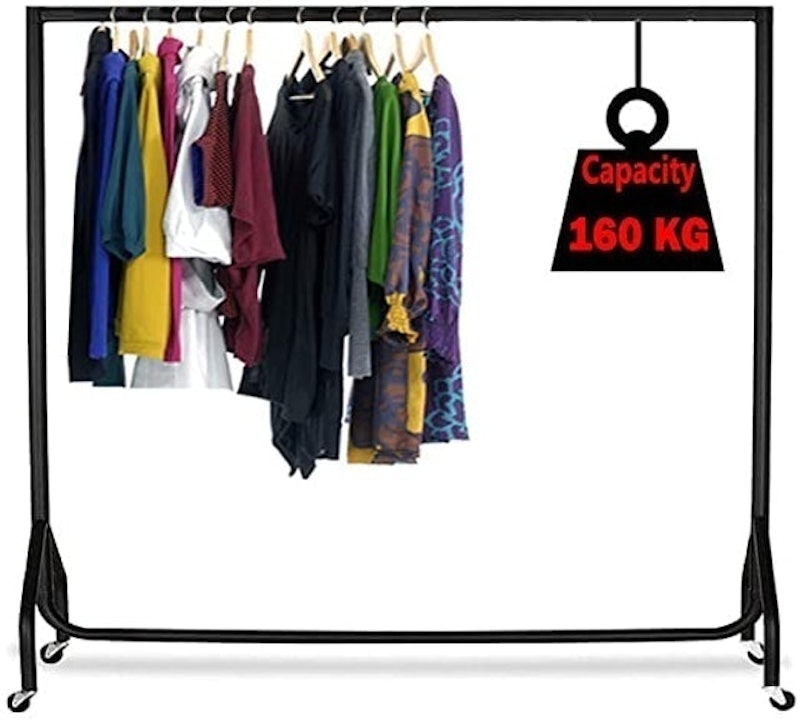 Super Heavy Duty Black Clothes Rails 1