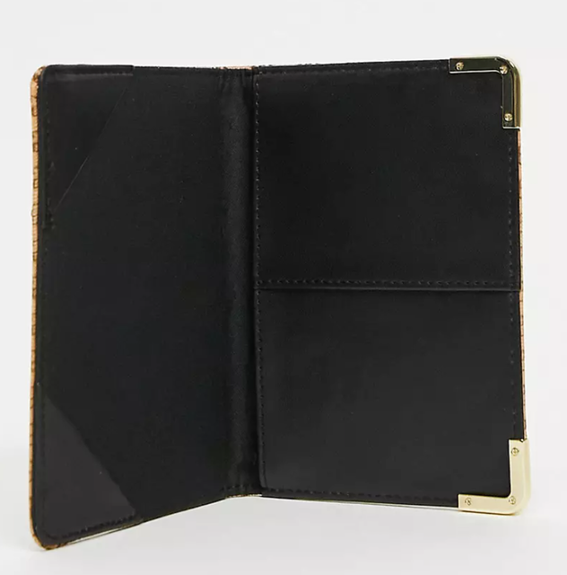 Passport Holder in Monogram Print 2