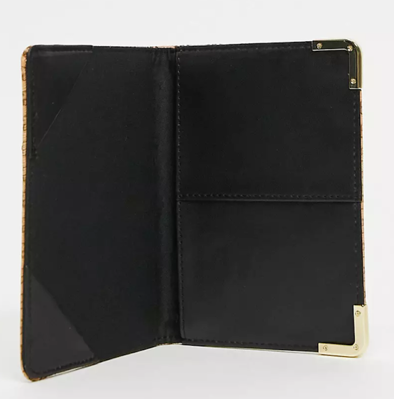 Passport Holder in Monogram Print 2