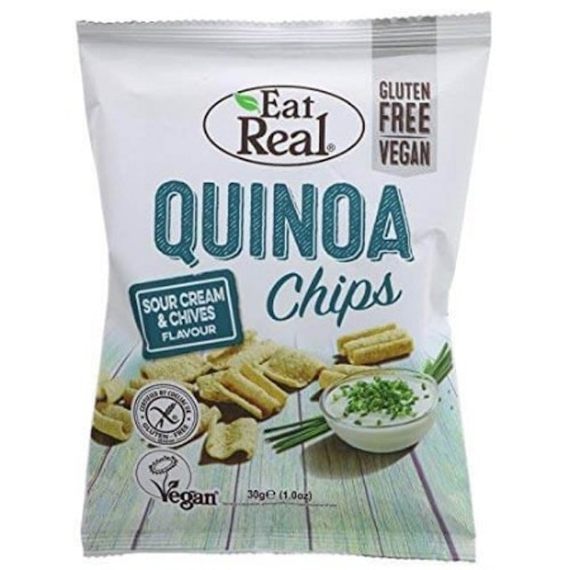 Quinoa Cream and Chive Chips 1