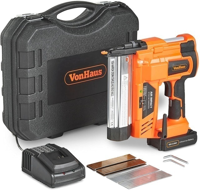 Cordless Electric 2-in-1 Nail & Staple Gun 1