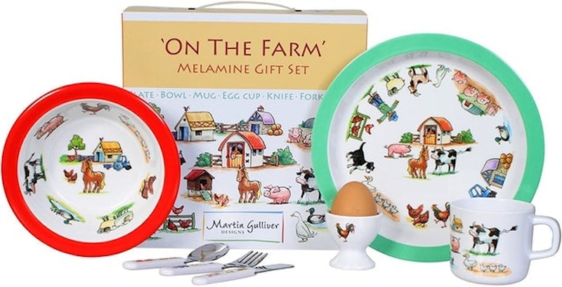 On the Farm 7-Piece Melamine Set 1