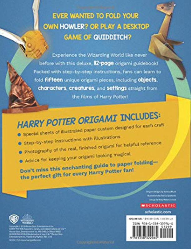 Origami: 15 Paper-Folding Projects Straight From the Wizarding World! 2