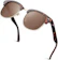 GQUEEN Classic Horn Rimmed Half Frame Polarized Sunglasses 1