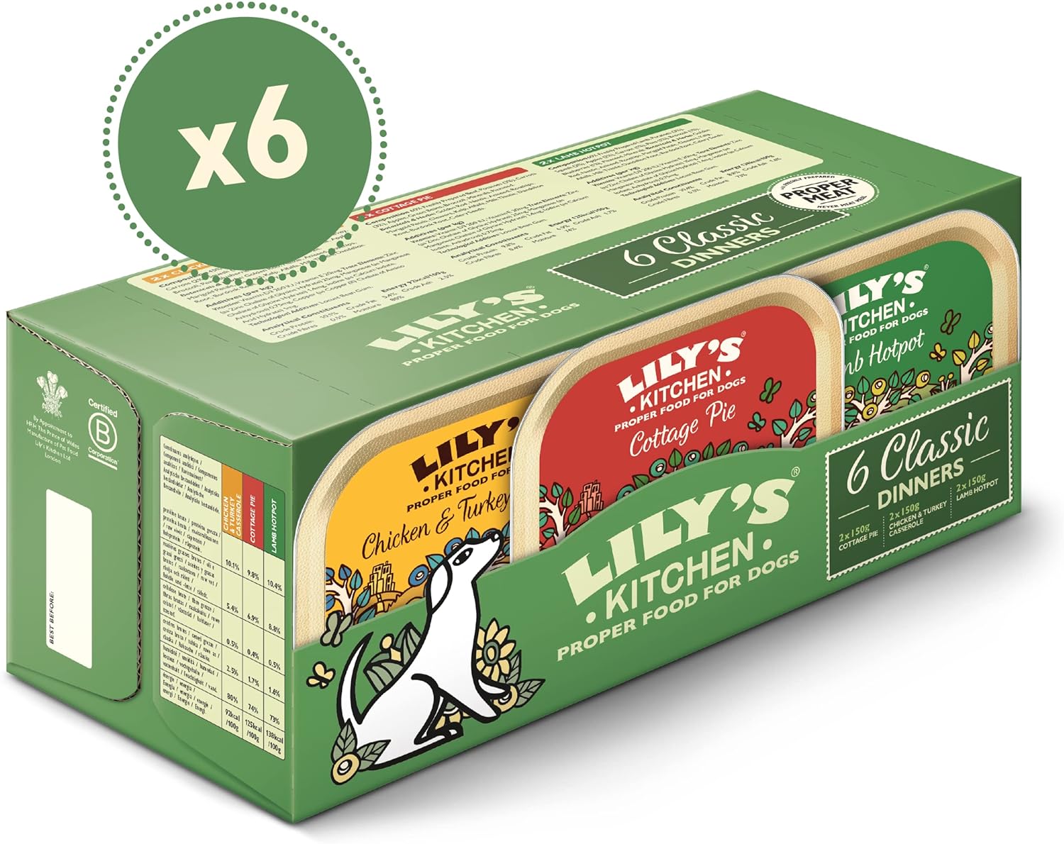 Natural Adult Dog Food Wet Trays -  2