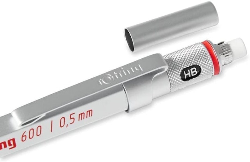 600 Drafting Pencil, Silver Body 2