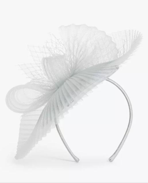 Delilah Wrinkle Crin Bow Fascinator 2