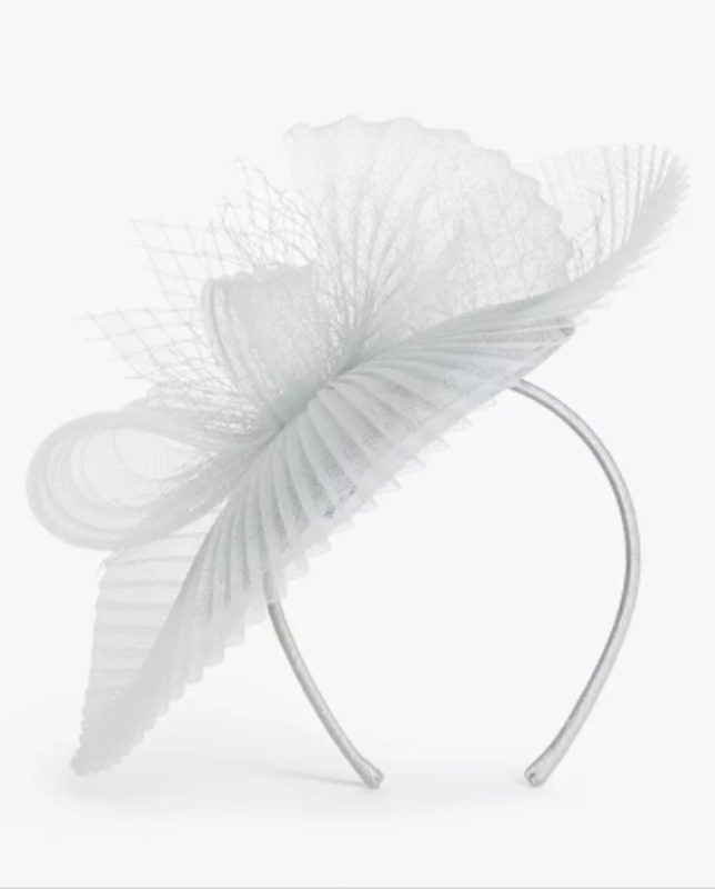 Delilah Wrinkle Crin Bow Fascinator 2