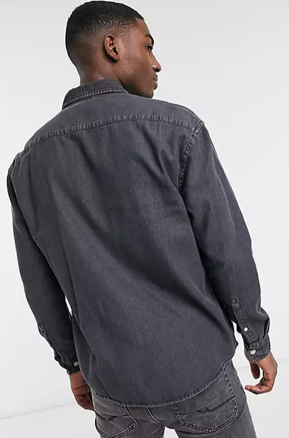 90s Oversized Organic Denim Shirt 2