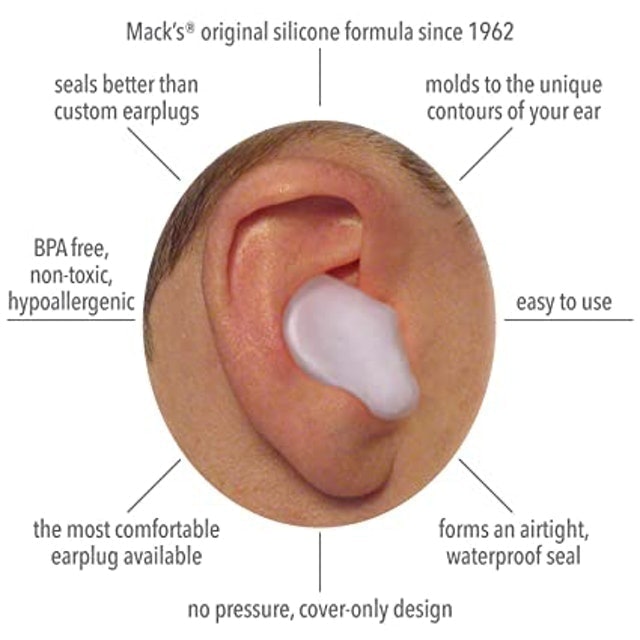 Pillow Soft Silicone Putty Ear Plugs 2