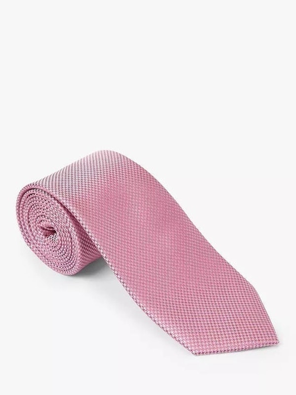 Plain Silk Tie 1