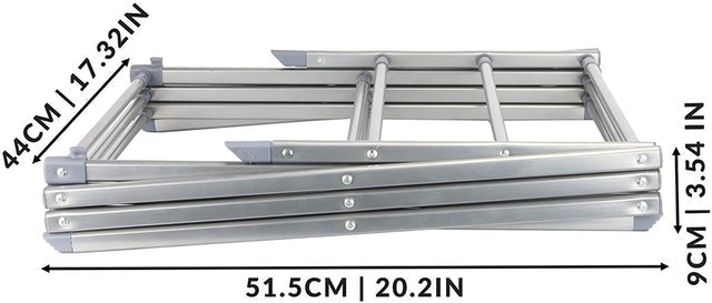 Expandable Folding Clothes Airer 2