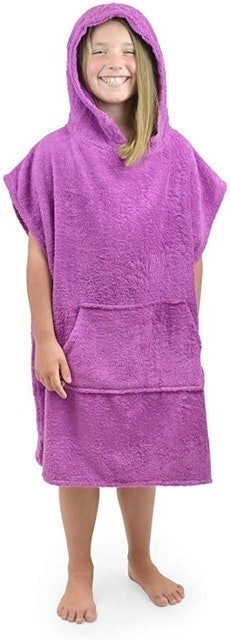 Kids Hooded Towel Poncho 1