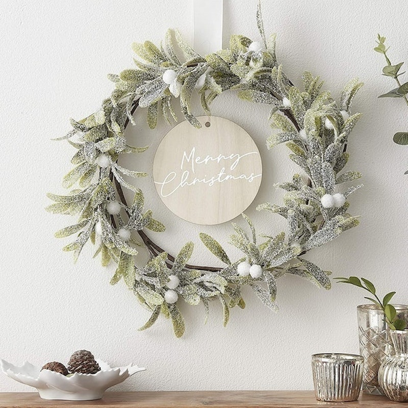 Mistletoe Christmas Wreath 1