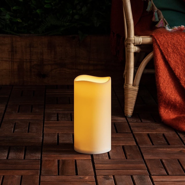 9. Lights4Fun Extra Large LED Outdoor Pillar Candle 2