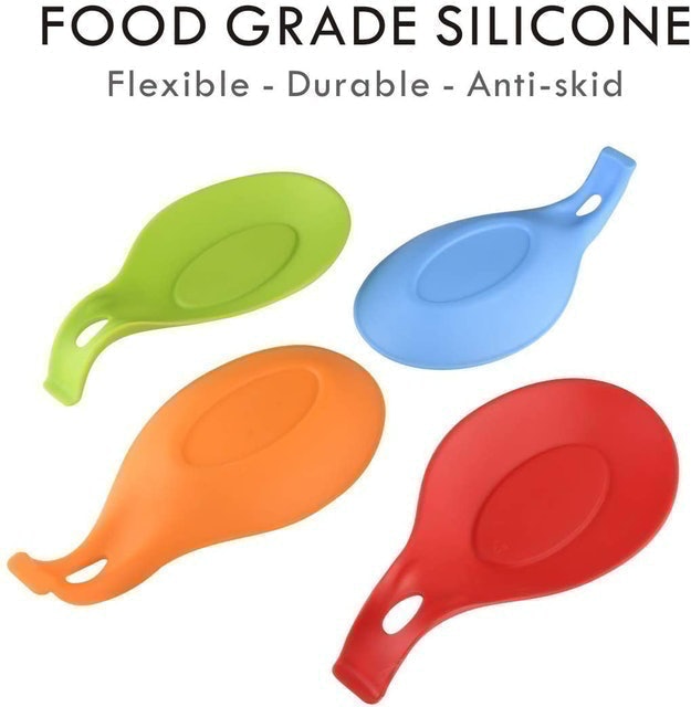 Kitchen Silicone Spoon Rest 3