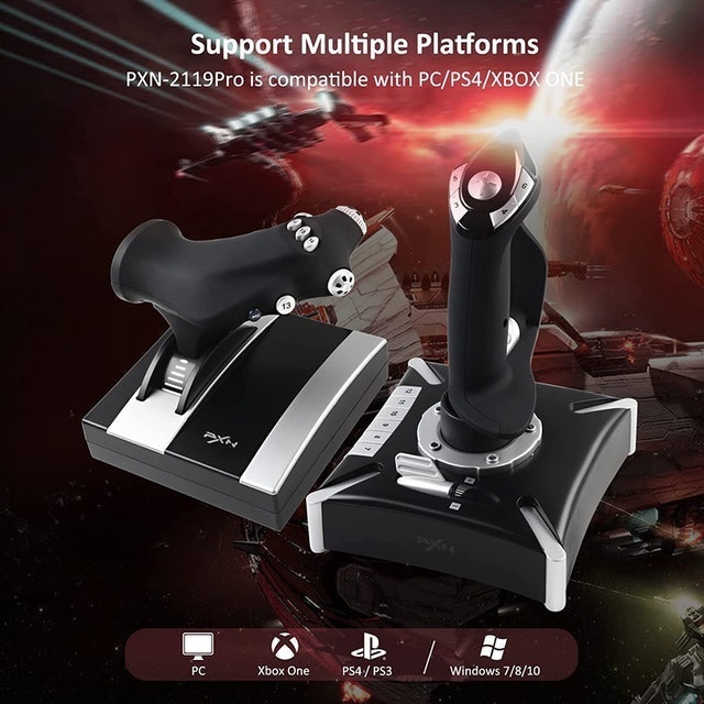 Flight Stick With Throttle 4