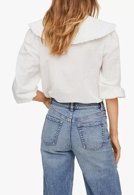 Honey Wide Collar Shirt 2