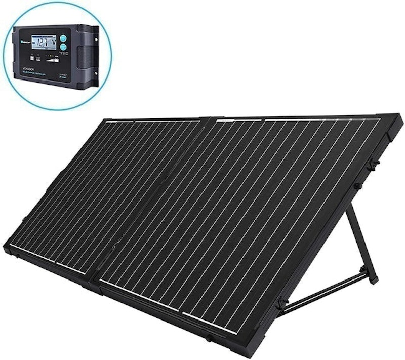 Monocrystalline Portable Solar Suitcase With 20A Voyager Waterproof Charge Controller 1