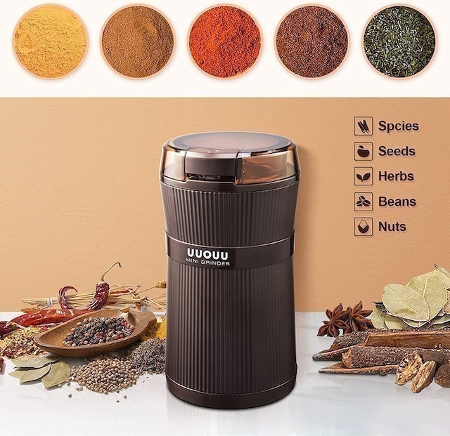 Spice Grinder with Stainless Steel Blade 2