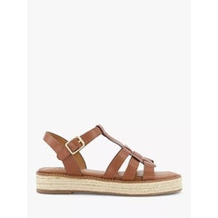 Latch Leather Espadrille