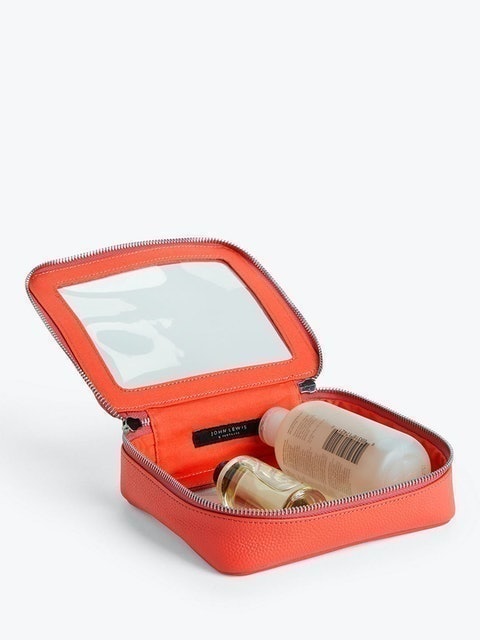 Leather Travel Wash Bag 3
