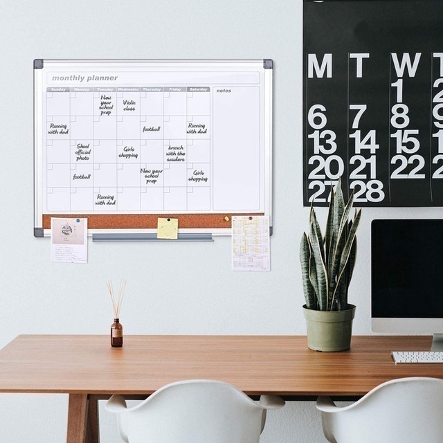 Magnetic Whiteboard Calendar 2