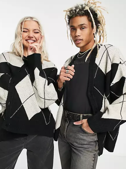 Unisex Argle Cardigan  2