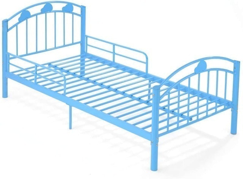 Blue Toddler Metal Bed Frame 1