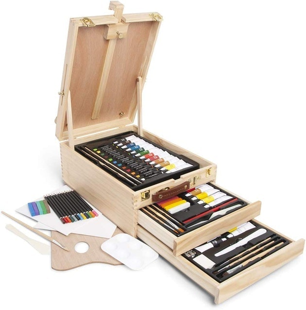 Complete Mixed Media Box Easel Set 4