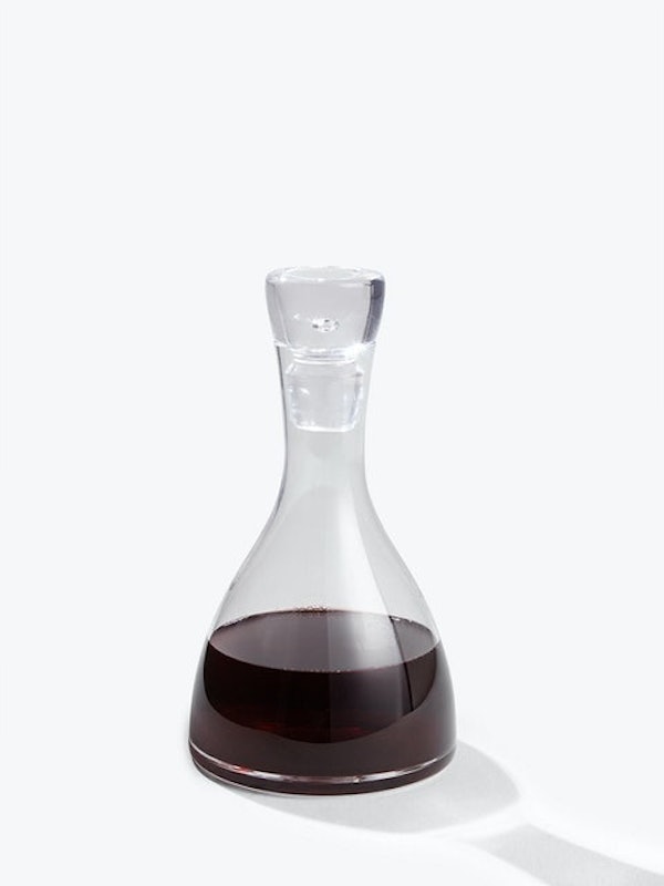 Glass Decanter & Bubble Design Stopper 1