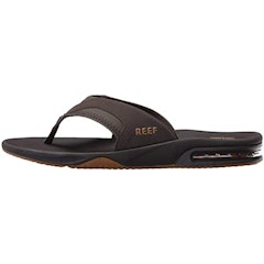 1. Reef Men’s Fanning Flip Flops, Brown Gum