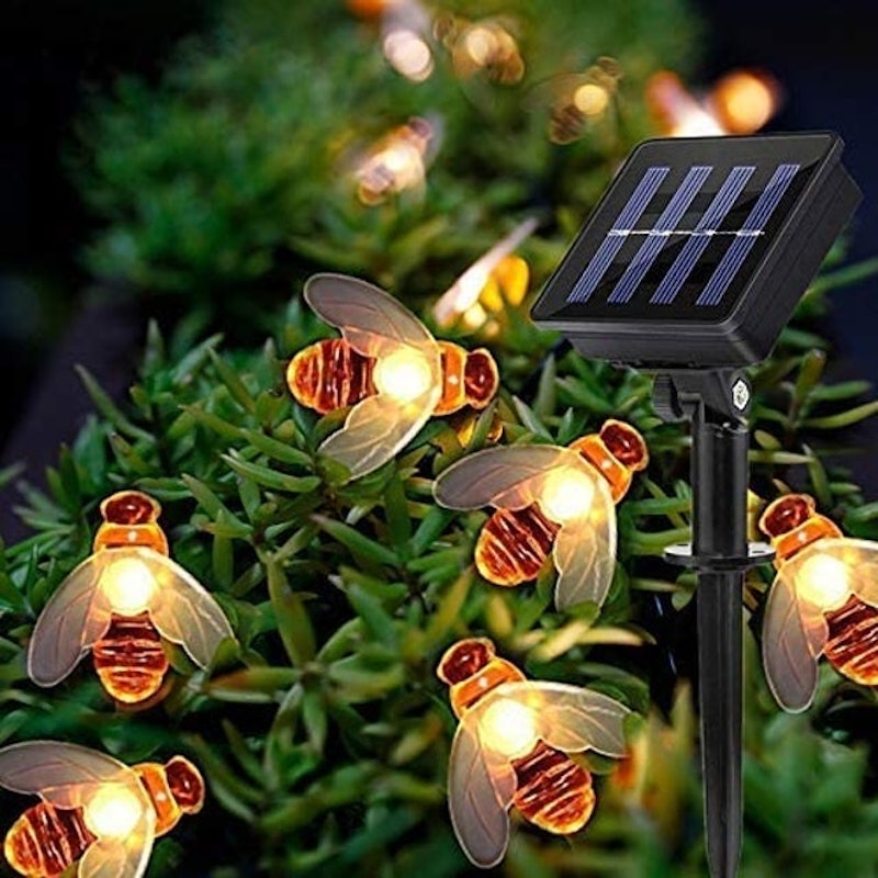 Solar Outdoor Garden Honey Bee String Lights 1