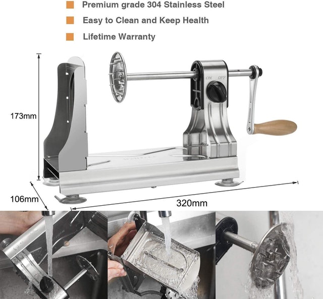 Stainless Steel Vegetable Spiralizer 4