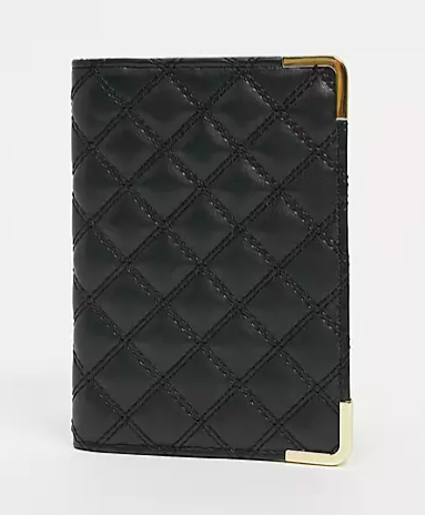Passport Holder in Diamond Quilt 1