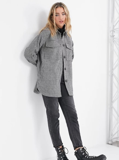 Overshirt in Houndstooth Check 3