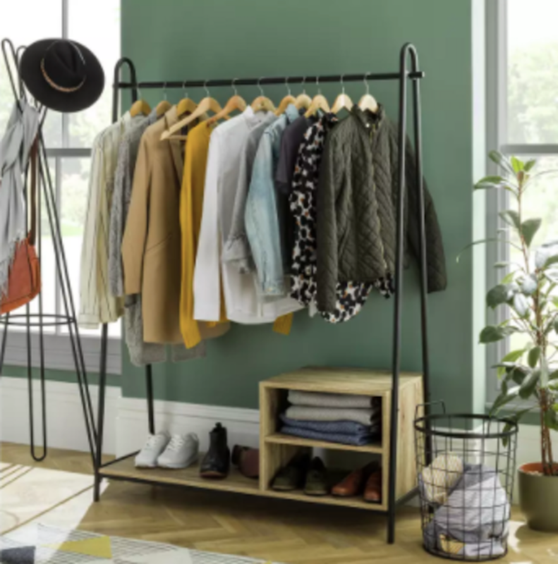 Turner Clothes Rail With Drawer Boxes 3