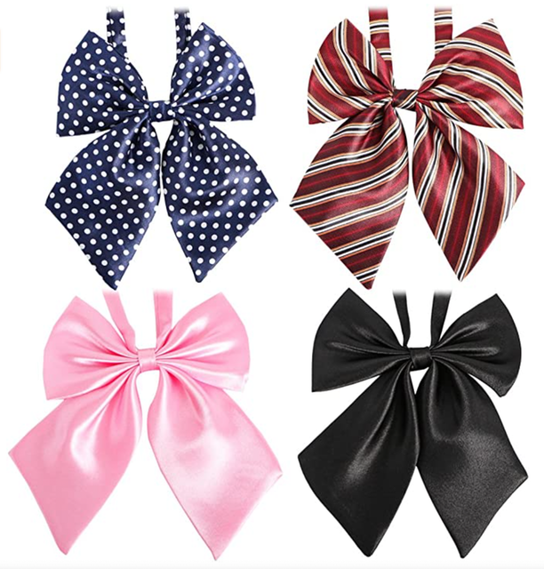 Women's Ribbon Bow Tie 4-Pack 1
