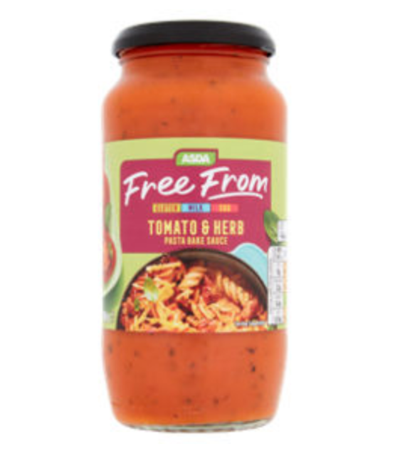 Free From: Tomato & Herb Pasta Bake Sauce 1