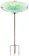 MUMTOP Free-Standing Glass Bird Bath with Metal Stake 1