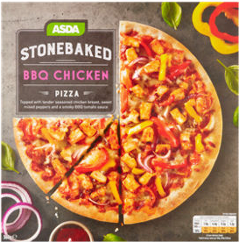 9. ASDA Stonebaked BBQ Chicken Pizza 1