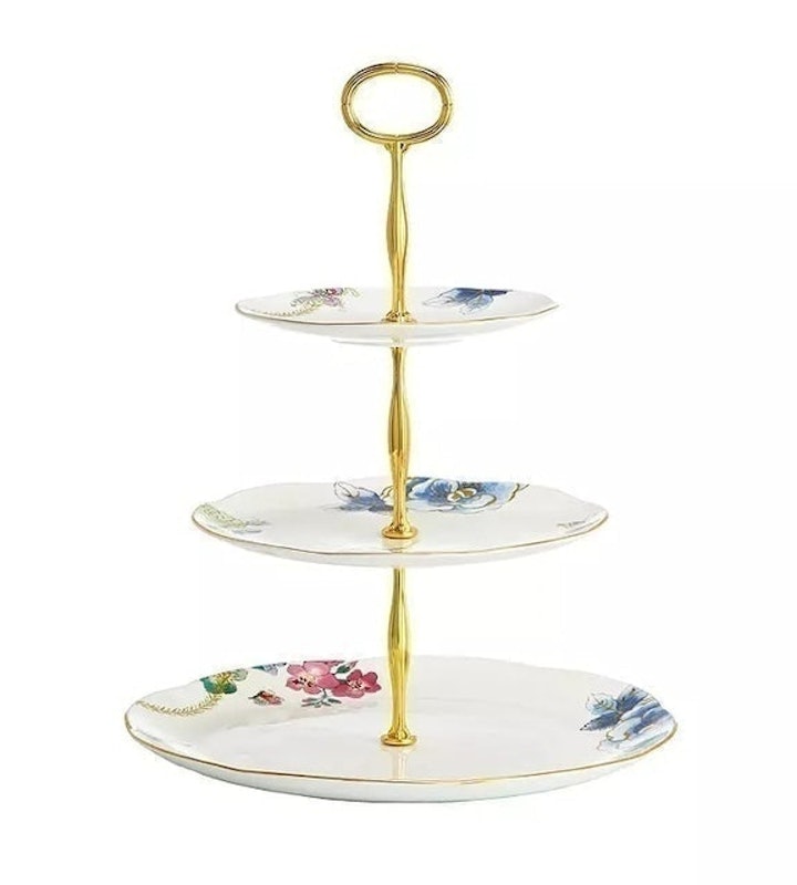 Butterfly Bloom 3-Tier Cake Stand 1