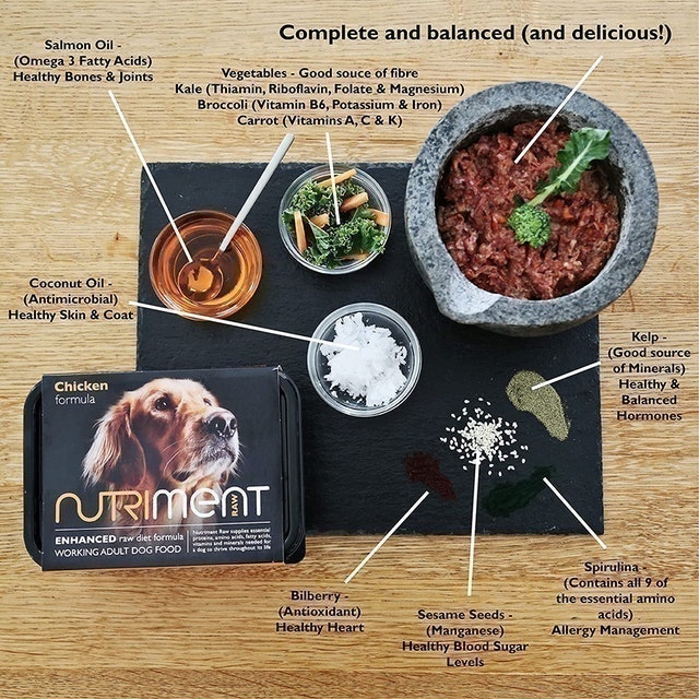 Enhanced Raw Diet Formula: Working Adult Dog Food 2