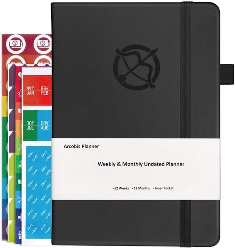 Undated Weekly Planner - Black 1