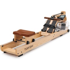 Wooden Rowing Machine With Water Resistance