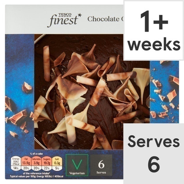 Tesco Finest Chocolate Cake 1