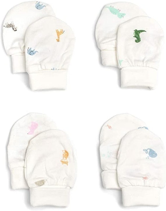 Bamboo Anti-Scratch Mittens for Babies 1