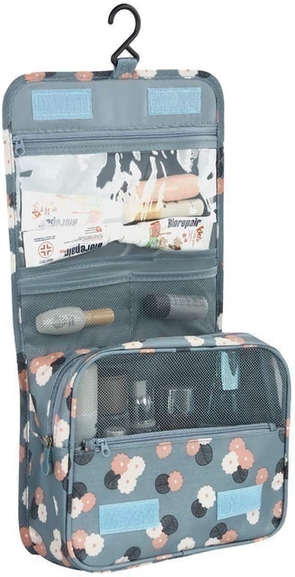 Folding Cosmetic Wash Bag with Hook 1
