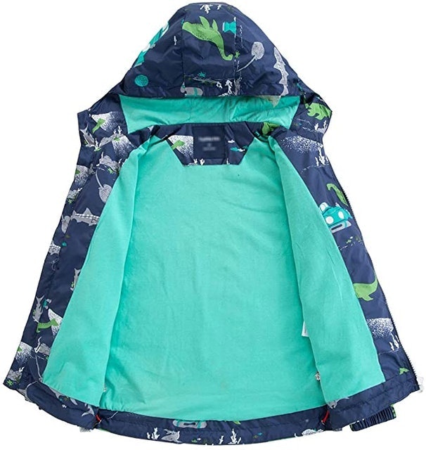 Boys Dinosaur Waterproof Jacket 2